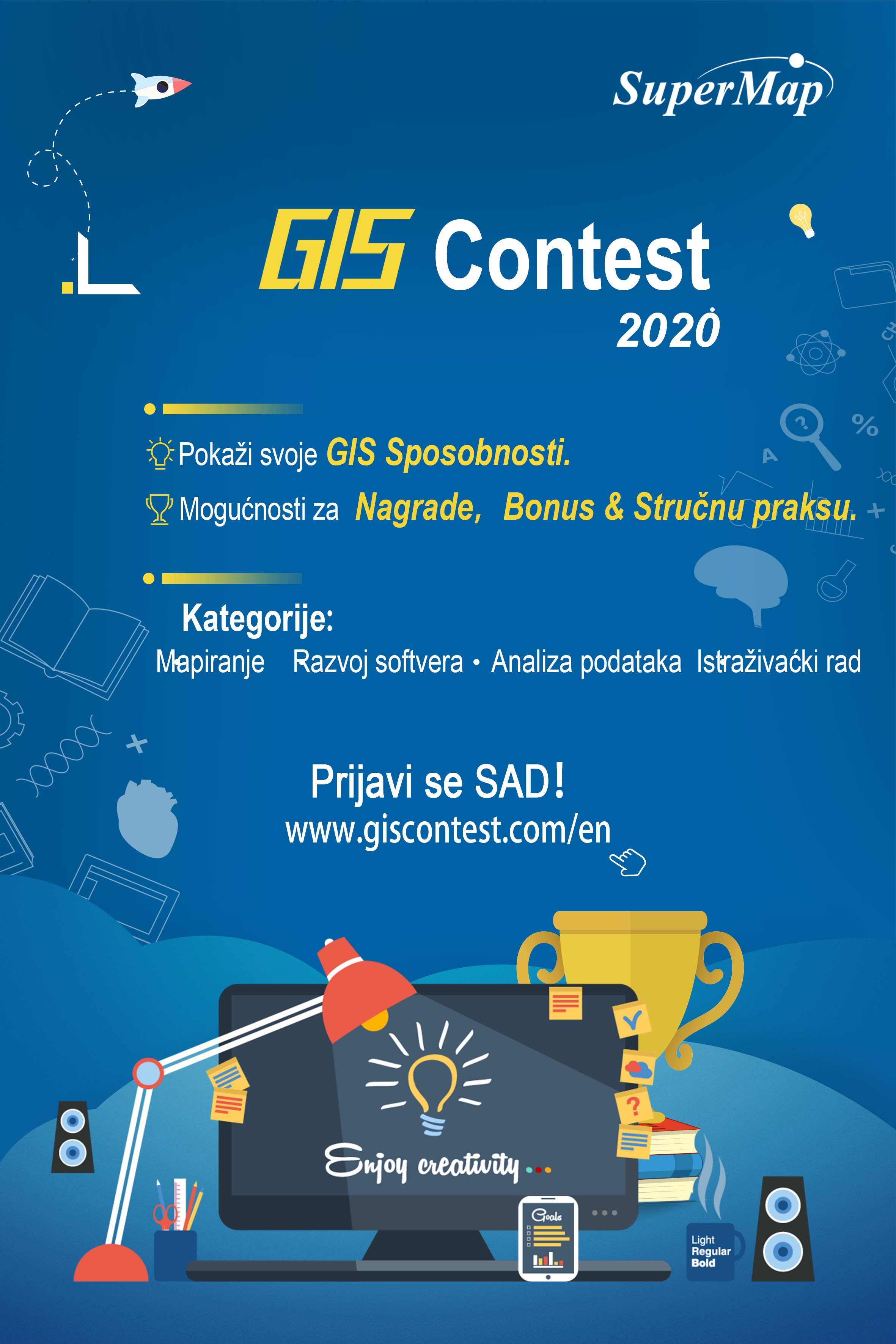 PRIJAVE ZA #GISContest SU OTVORENE!