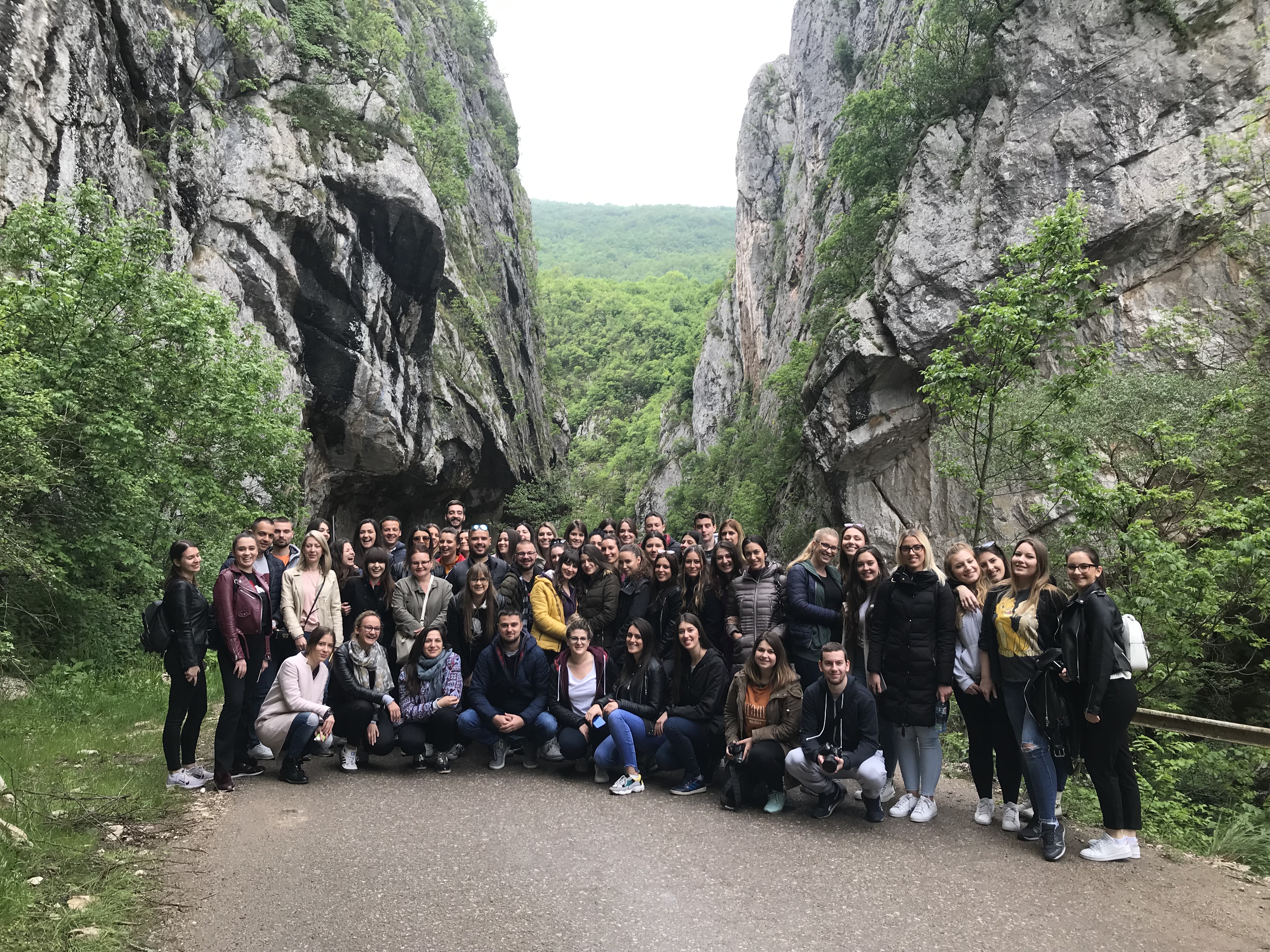 STUDENTI TURIZMOLOGIJE NA TERENSKOJ NASTAVI