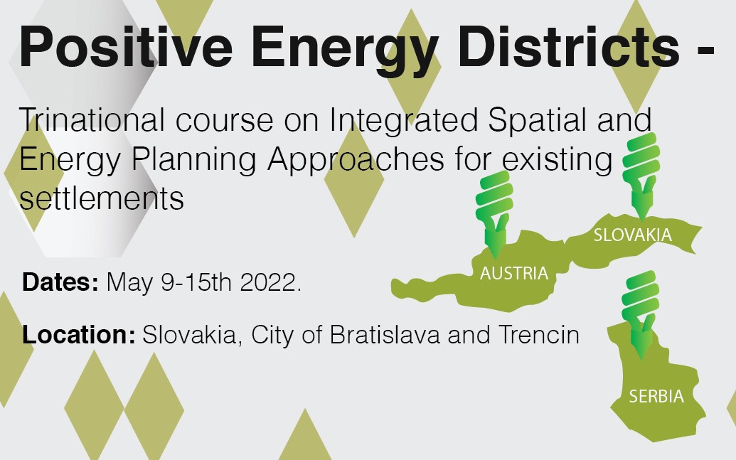 POZIV STUDENTIMA MASTER AKADEMSKIH STUDIJA  GEOGRAFSKOG FAKULTETA ZA UČEŠĆE U ERASMUS+ PROGRAMU   “POSITIVE ENERGY DISTRICT”  (BLENDED INTENSIVE PROGRAM)