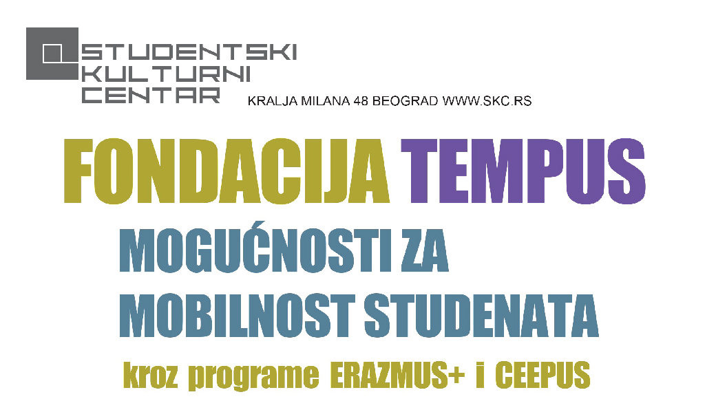 Prezentacija Informativnog centra – Mogućnosti za mobilnost studenata kroz programe Erazmus+ i CEEPUS