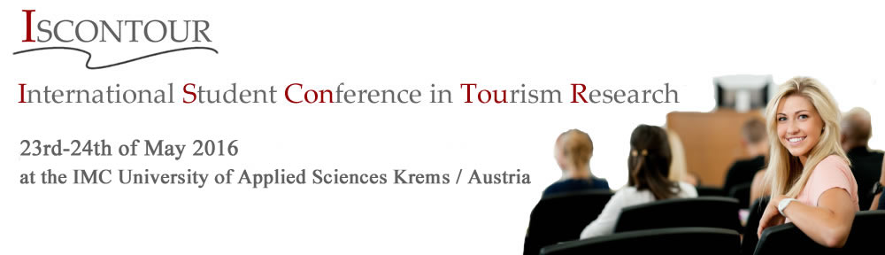 ISCONTOUR 2016 – 4th International Student Conference in Tourism Research