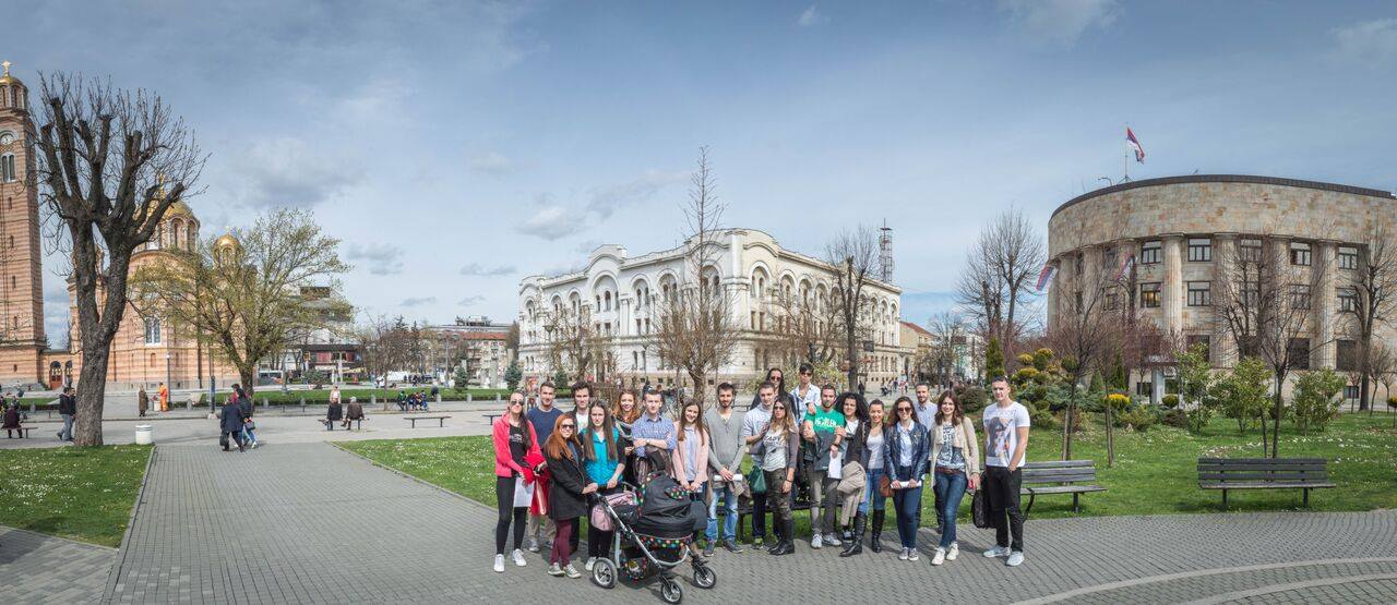 POSETA STUDENTIMA PROSTORNOG PLANIRANjA NA PRIRODNO – MATEMATIČKOM FAKULTETU U BANjA LUCI